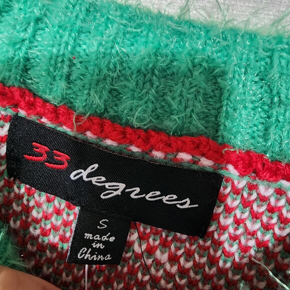 Christmas tree sweater by 33 degrees women's Small - Picture 6 of 6